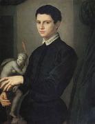Agnolo Bronzino Portrait of a Sculptor (mk05) oil